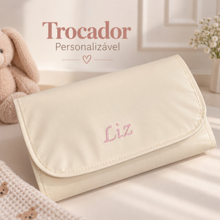 trocador de bolsa pra bebê, personalizado, portátil, dobrável e impermeável