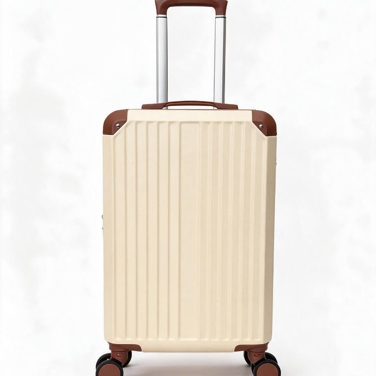 Mala de Viagem ABS 10kg Modelo Novo | Expansão Dupla Zíper, 4 Rodas 360°, Trava com Senha e Resistente a Arranhões