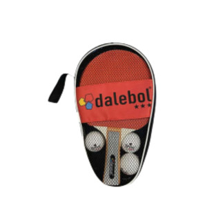 Kit Tênis De Mesa Portátil Dalebol - 2 Raquetes e 3 Bolas