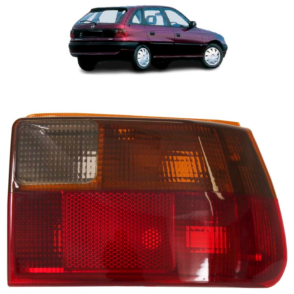 Lanterna Traseira Astra 1993 1994 1995 1996 Tricolor Fumê