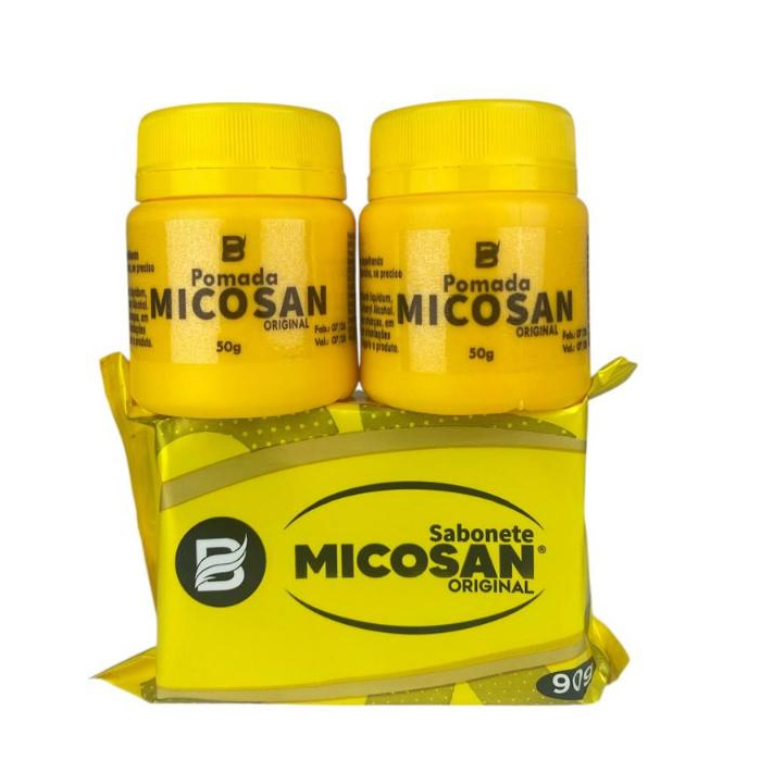 Kit Micosan Pomada Clareadora, 2 Pomadas, 1 Sabonete Em Barra O Original