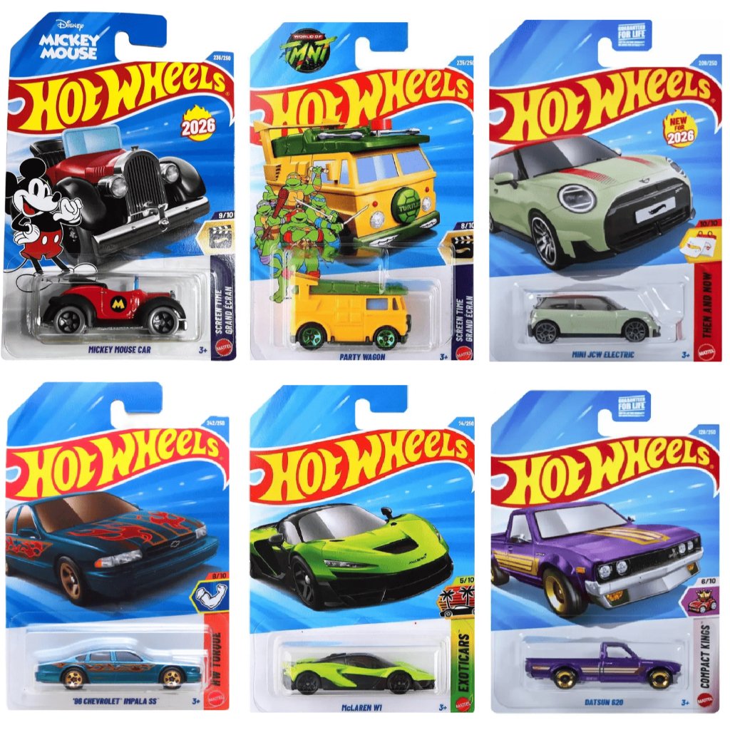 Hot Wheels Mainline/Básico Lotes 2026 - Atualizado toda semana - Novos Modelos Lançamento