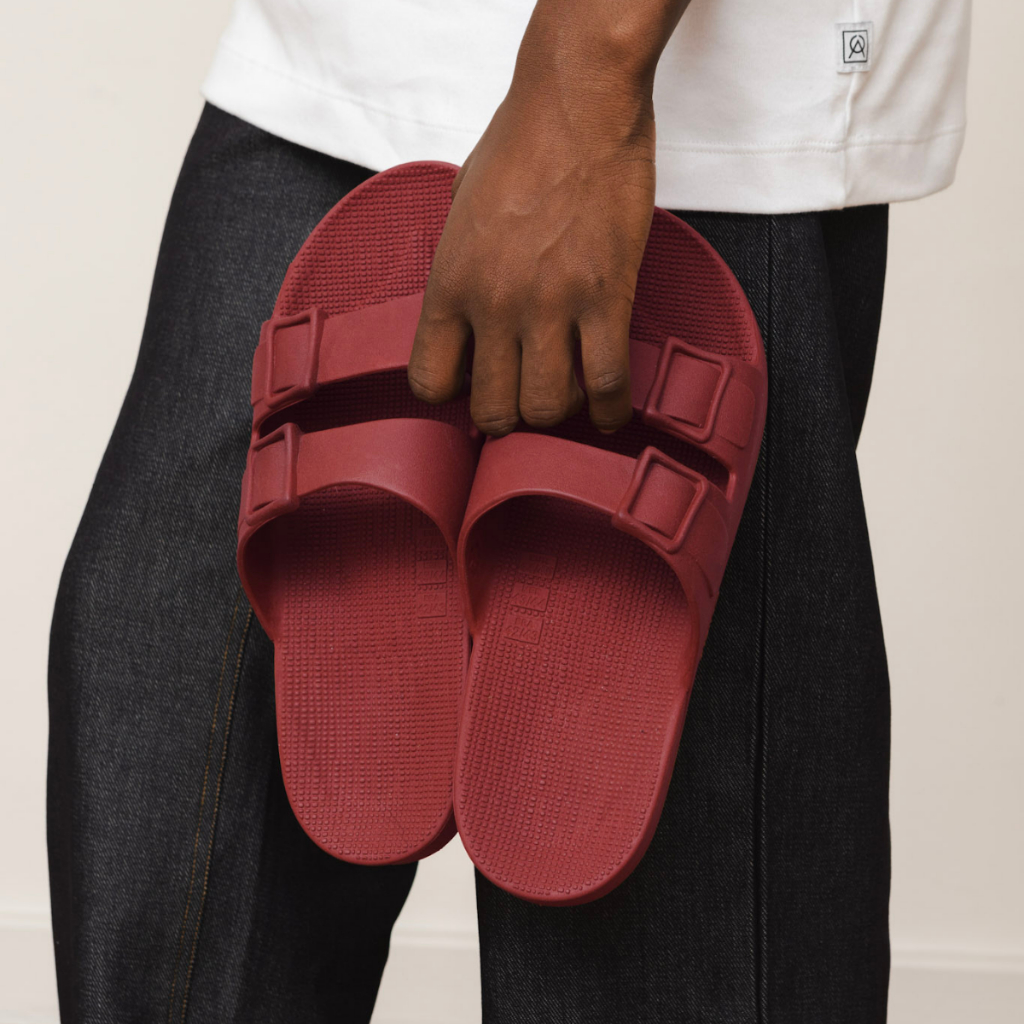 Sandália Chinelo Linus Colorida Vegana Unissex Slip On Palmilha Anatômica - Nova Grade — imagem 2 de 2