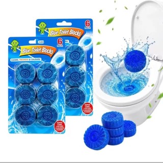 KIT 6 Pastilhas Com Cheiro Para Caixa Acoplada Vaso Sanitário Limpeza Banheiro Bizoe