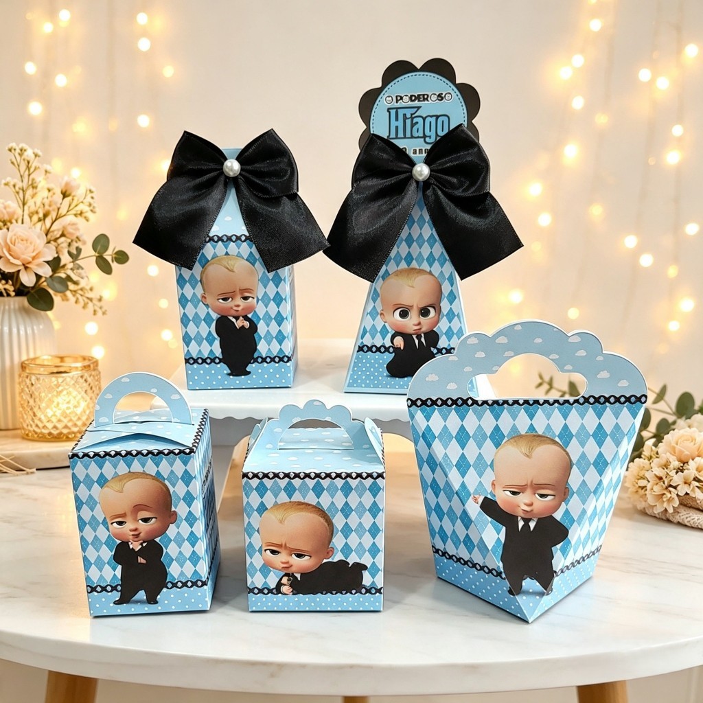 Kit Caixinhas Personalizadas PODEROSO CHEFINHO | Lembrancinha Aniversário Infantil