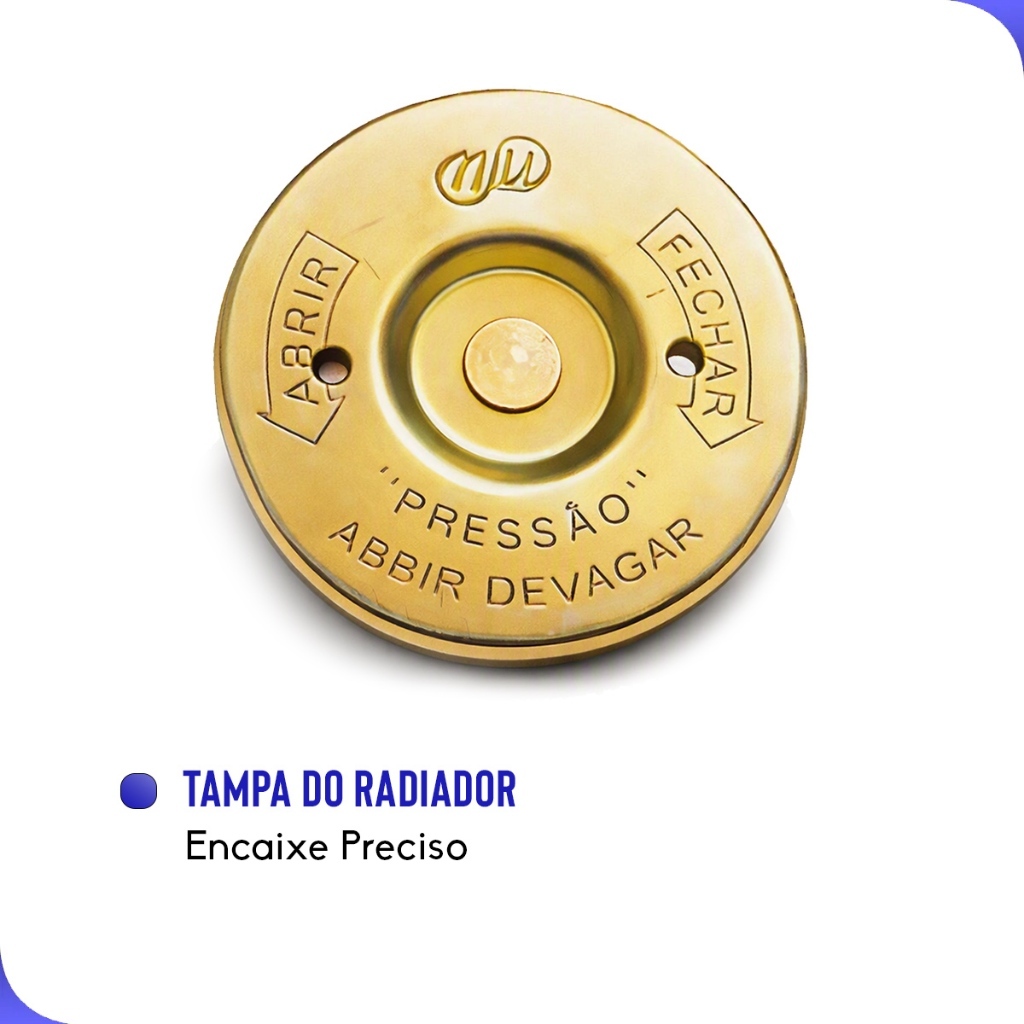 Tampa Radiador Corcel 77 A 86 Escort 83 A 92 Gol 89 A 96 Chevette 83 a 93 — imagem 2 de 2