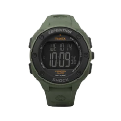 Relógio Masculino Timex Expedition Digital Verde Militar Resina à Prova d'Água Original TW4B24100