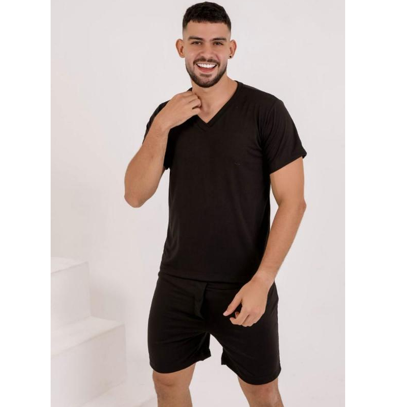 conjunto  pijama  masculino  manga curta…
