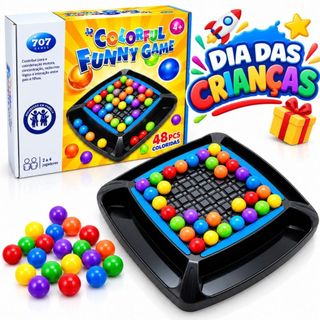 Jogo Encontro as Cores Novo Genio Nettoy Brinquedo Educativo de Estrategia e Raciocinio Logico