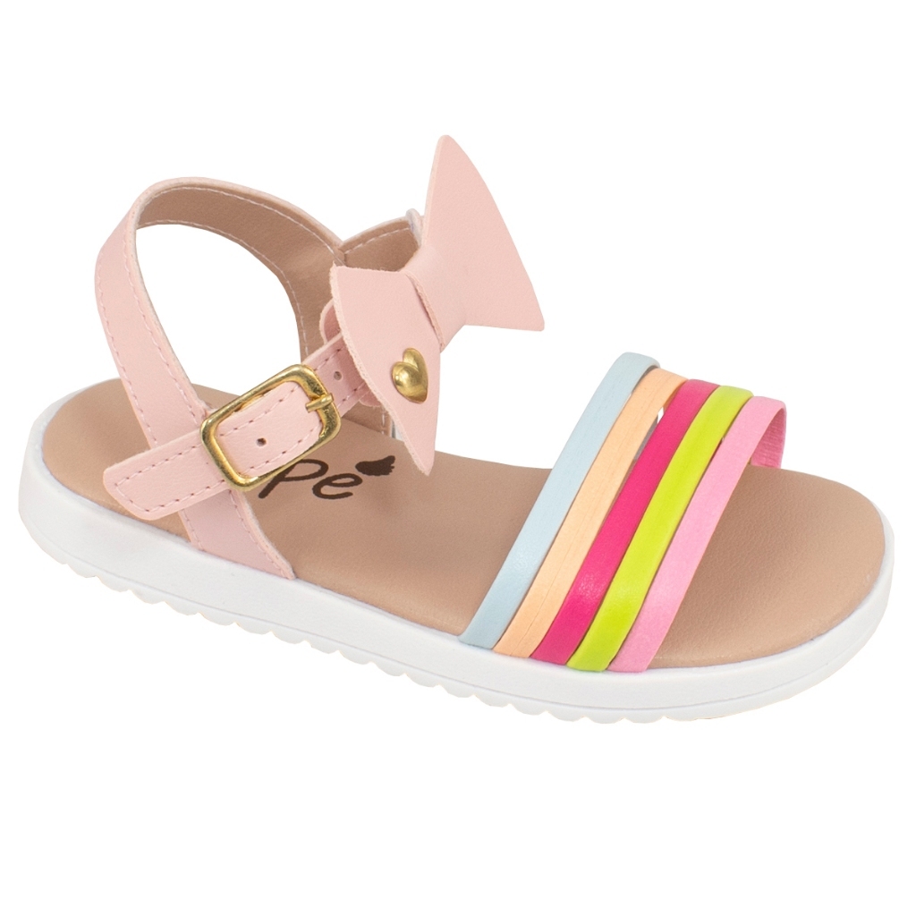 Sandalia Infantil Menina Papete Sandália Infantil Feminina com Brilho