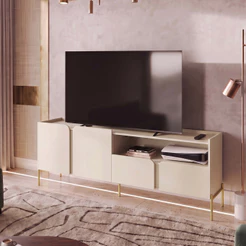 Rack Bancada Hórus para Tv até 60" Polegadas 4 Portas
