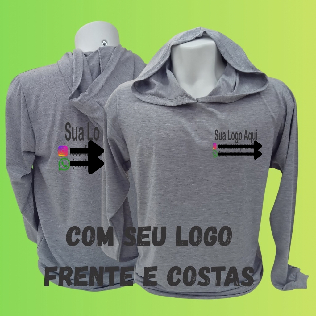 Camiseta Personalizada Com Capuz