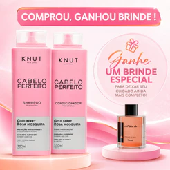 Kit Knut Cabelo Perfeito Shampoo 750ml + Condicionador 550ml