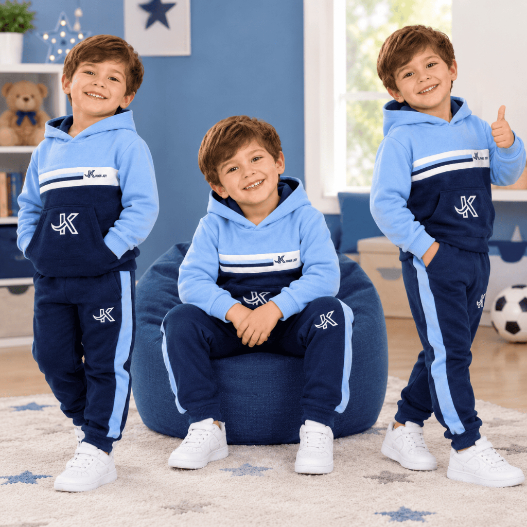 Conjunto Infantil de Inverno - Calça + Casaco ou Calça + Camisa + Casaco Quentinho - Tamanho 2 ao 12 Anos