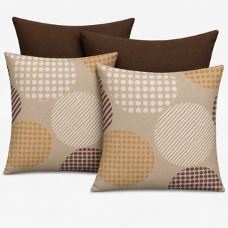 KIT 4 CAPAS PARA ALMOFADAS DECORATIVAS COM ZÍPER 45x45cm