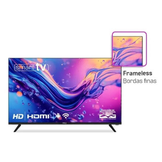 TV 32 Polegadas Smart HQ Android HD Wifi Tela Infinita Sem Bordas Apps Netflix YouTube Barata Promoção Bivolt