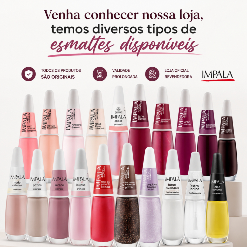 Kit Alicate de Cutícula e Palito Duplo Acrílico Glitter Coleção Boca Rosa Impala — imagem 2 de 2