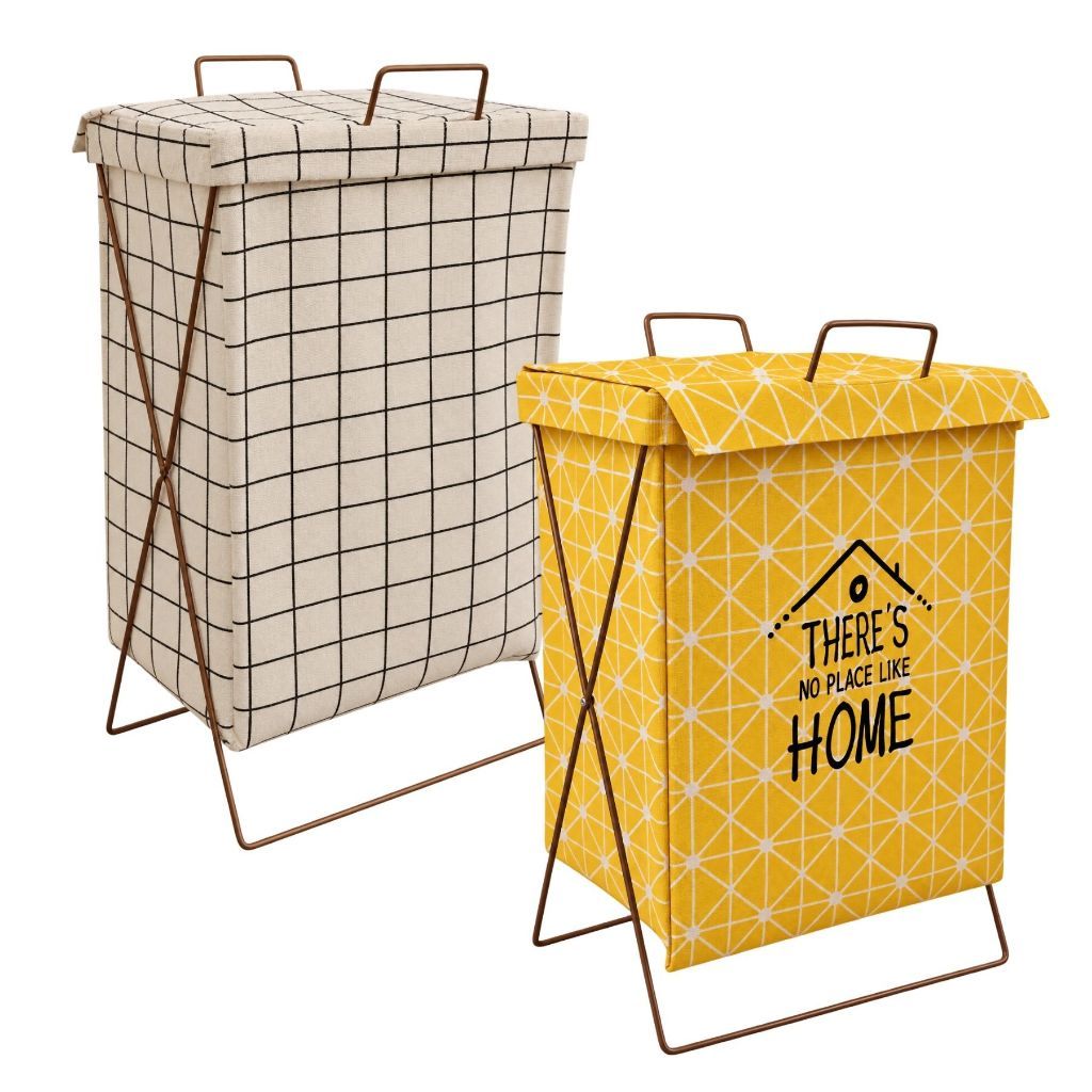 Cesto De Roupa 50L Organizador Multiuso Dobrável Impermeável Banheiro Lavanderia Utensilio Casa
