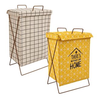 Cesto De Roupa 50L Organizador Multiuso Dobrável Impermeável Banheiro Lavanderia Utensilio Casa