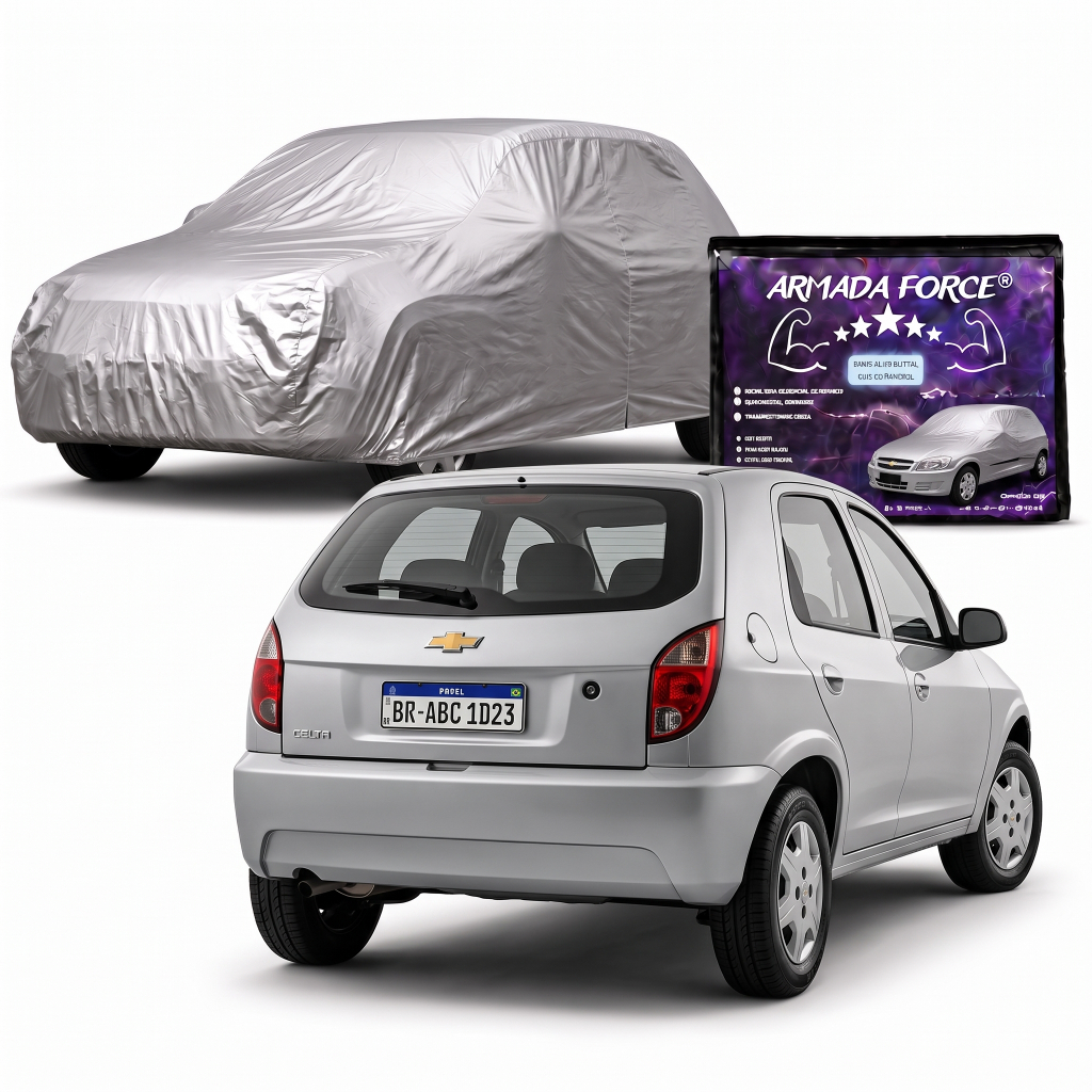 Capa Chevrolet Celta 2 ou 4 Portas Impermeável S/F Proteção UV Sol e Chuva