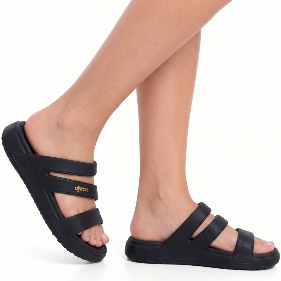 Chinelo Dijean Feminino Birken Plataforma Casual de Sandália Eva Confortavel