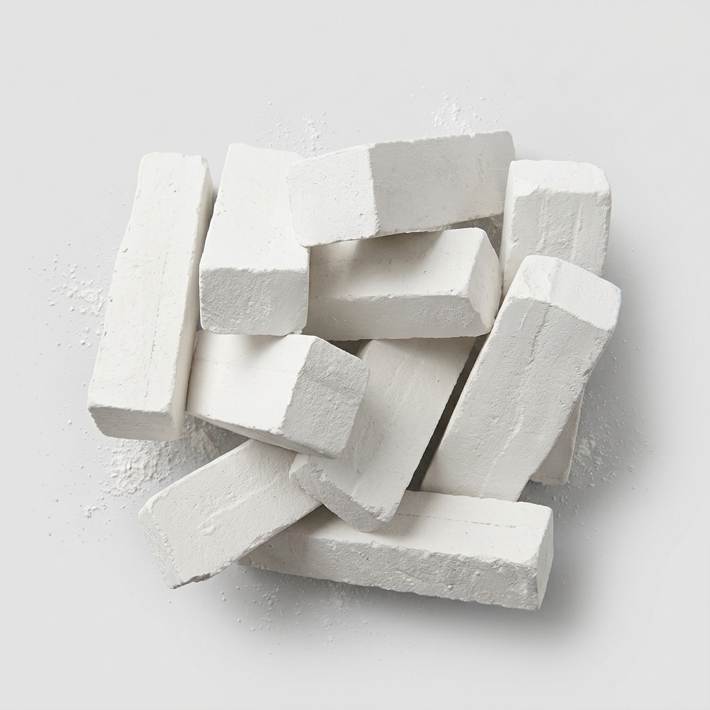 Giz Branco Para Tacos de Sinuca / Bilhar - 1/2Kg