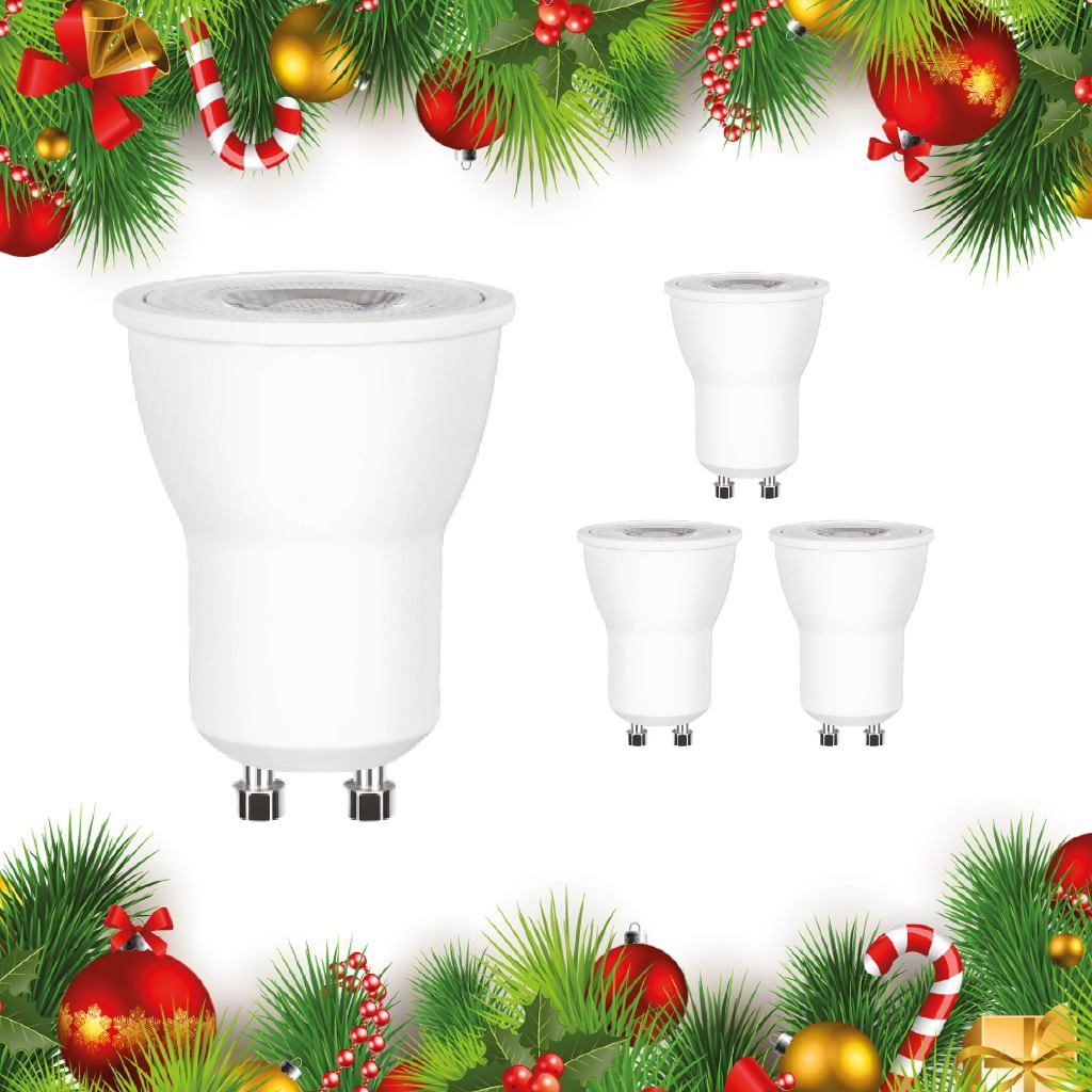 Kit 2, 3, 4 Mini Dicroica led 4,5w Mr11 gu10 Branco Quente/Neutro/Frio Bivolt Para spot
