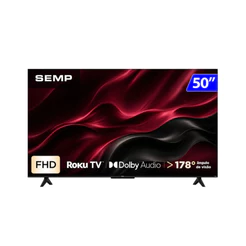 Smart TV Semp 50" LED Full HD Roku TV - 50S42R
