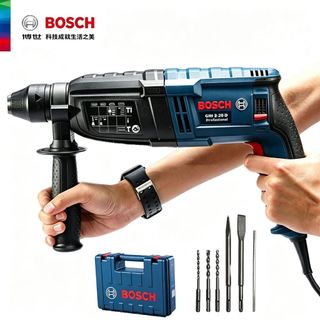 Bosch GBH 2-28D Martelete Furadeira de Impacto Rotativo 1600w profissão Rompedor Demolidor Perfurador Com Acessorios