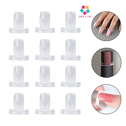 ANA1108 Kit Anel Mostruário para Esmaltes 50 Unidades Transparente/BRANCO · foto 2