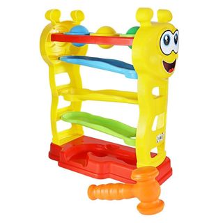 Brinquedo Educativo Baby Peia - Centopeia com Martelinho: Estimula Coordenação Motora e Cores Vibrantes