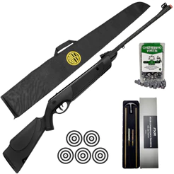CARABINA DE PRESSÃO ROSSI DIONE SPORT MOLA 5,5MM + 100 CHUMBINHOS + 01 CAPA + 01 KIT DE LIMPEZA DE 10 PEÇAS + 05 ALVOS
