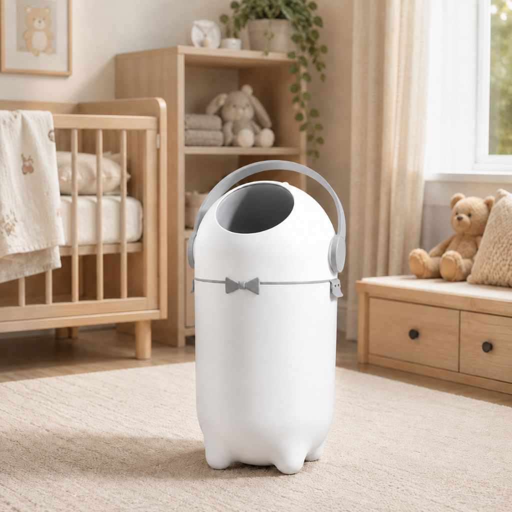 Lixeira Antiodor Grande Para Fraldas Bebe Pet Lixo 10 Litros