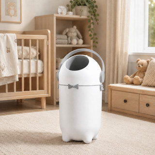 Lixeira Antiodor Grande Para Fraldas Bebe Pet Lixo Grande 10 Litros