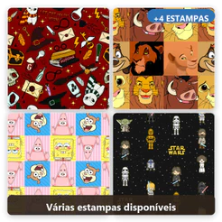 Tecido Oxfordine Infantil Estampado Personagens Variados 03