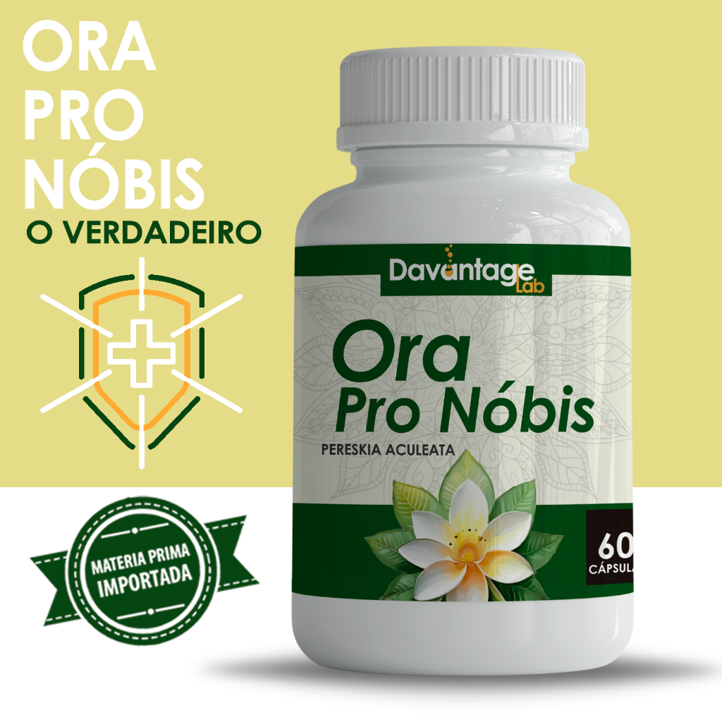 Vitaminas Ora-Pro-Nóbilis em capsulas 500mg 100% Puro, Natural e original fibras