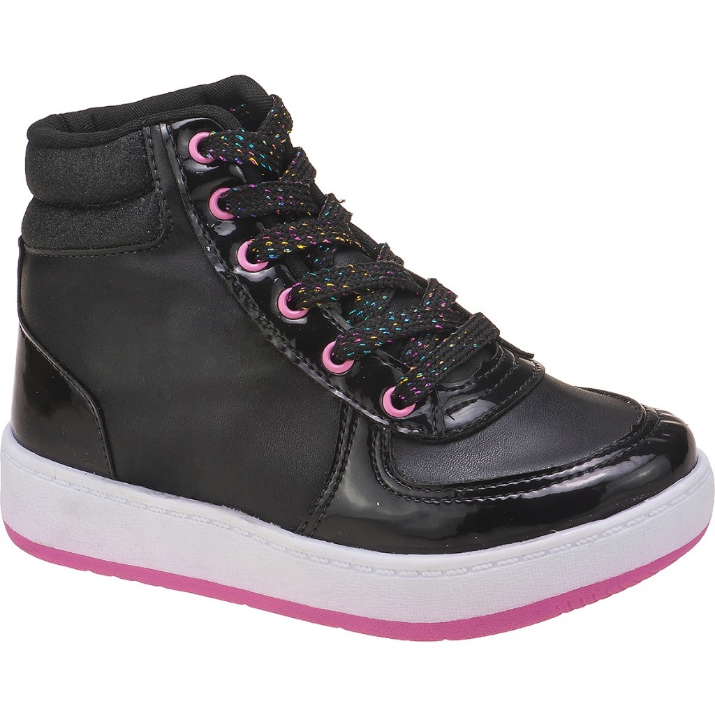 Tênis Casual Feminino Infantil Cano alto em Oferta na Shopee