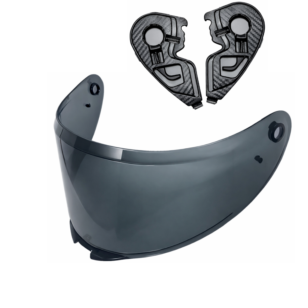 Kit Viseira Capacete Helt Polar Avant Glass Ebf X Troy Ff526 Mais Reparo Fixação