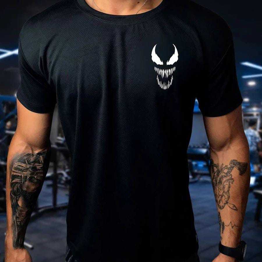Camiseta Camisa Masculino Modelo Camiseta Masculina Dry Fit Academia Crossfit Respirável Confortável Treino e Corrida