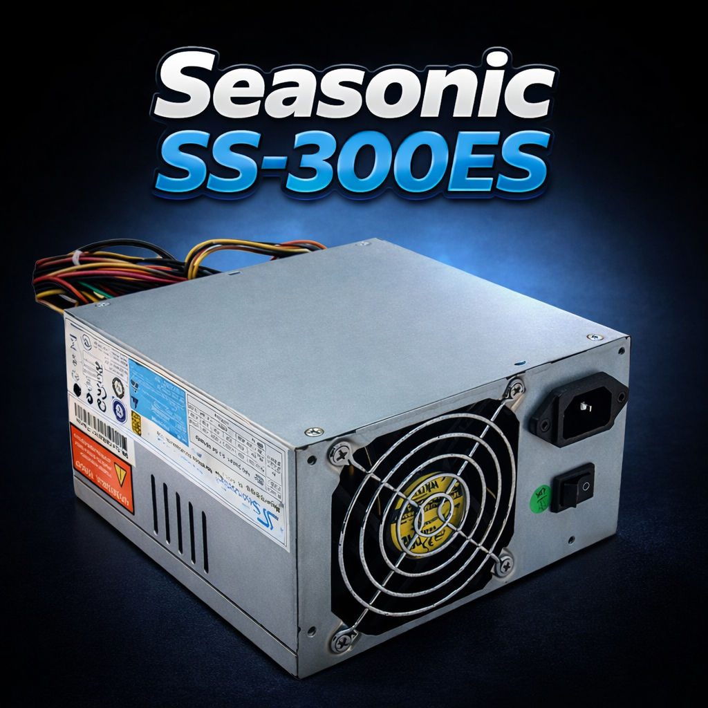 Fonte ATX Seasonic 300W SS-300ES 80 Plus PFC Ativo Silenciosa Para PC Desktop Original