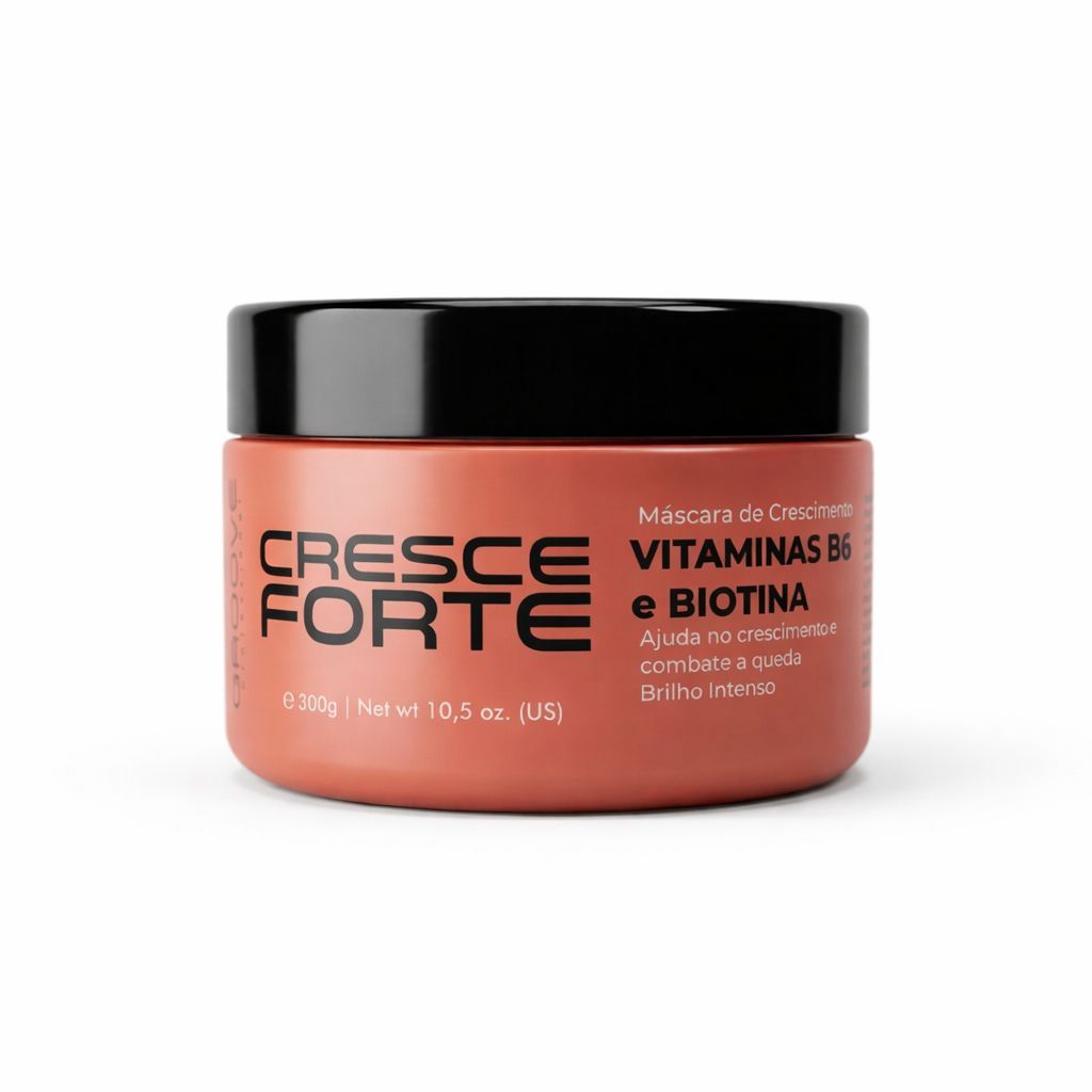 Máscara de tratamento Capilar Cresce Forte Groove Professional antiqueda e brilho 300g