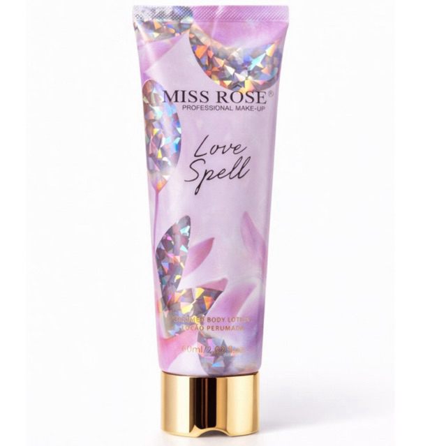 Hidratante Feminino importado Miss Rose original Love Spell para o dia a dia