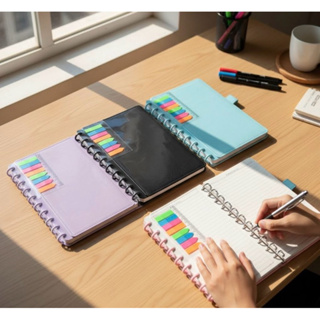 Caderno Inteligente B5 de Disco com 80 Folhas Reposicionáveis 28 x 19cm - 7461 em Oferta na Shopee