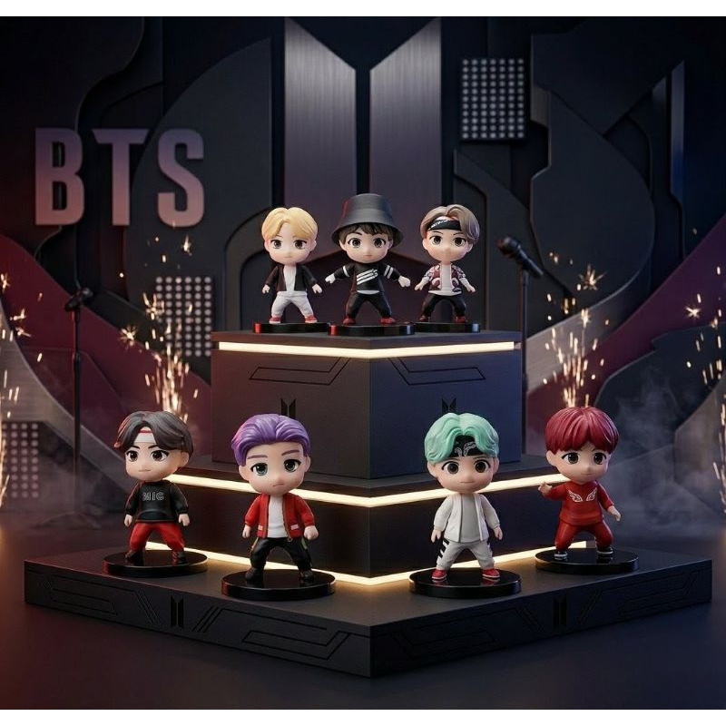 Bonecos Action figure Kpop BTS em Oferta na Shopee