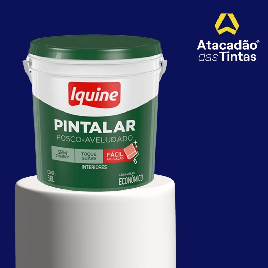 Tinta Acrílica Economica Fosca Iquine Pintalar 3,6L