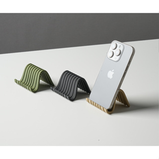 Suporte de Celular de Mesa Design Ondulado Moderno Universal para Celular - Resistente e Estiloso em Oferta na Shopee