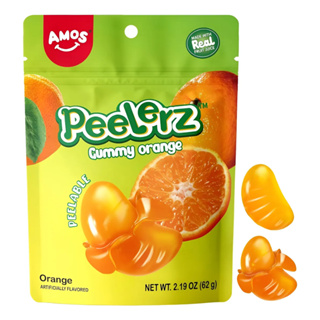 Bala Amos Peelerz Orange 65g em Oferta na Shopee