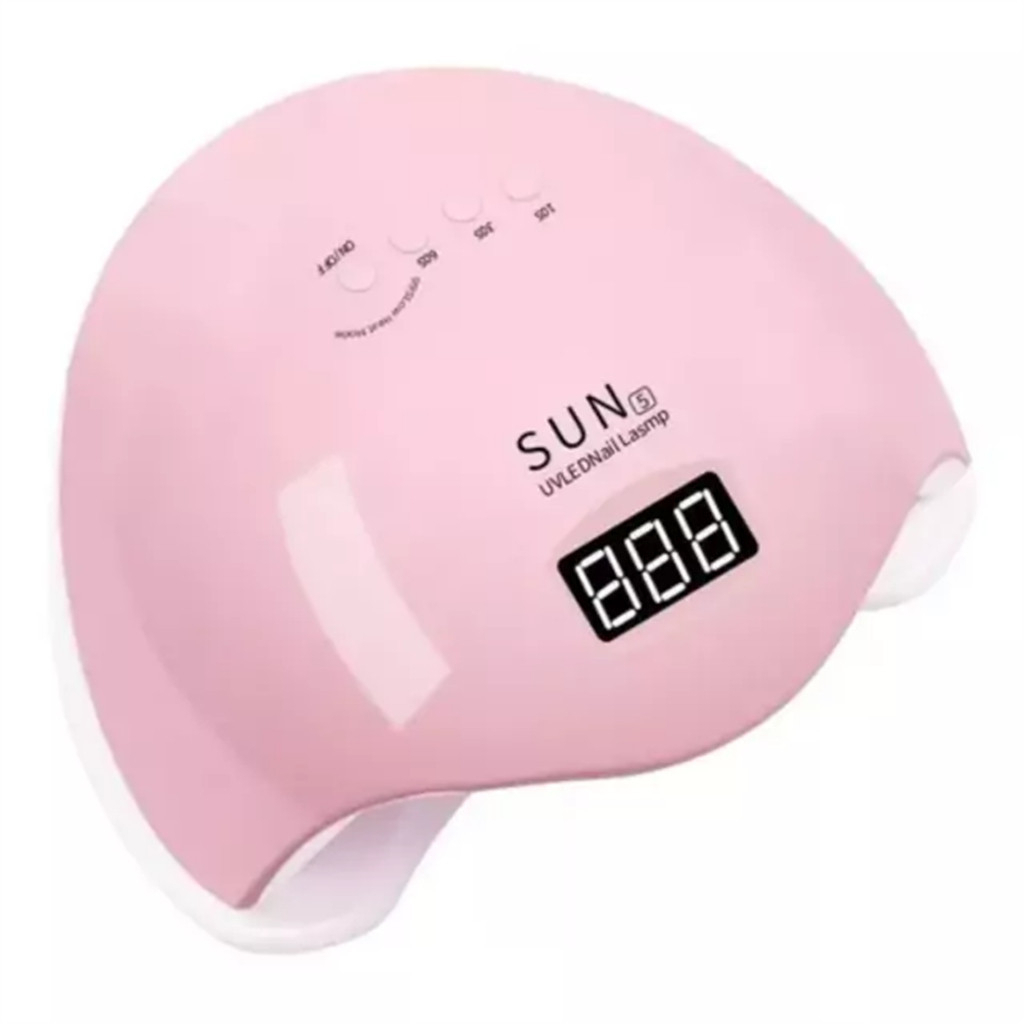 Cabine Sun One 24 Leds 48w Secagem De Gel Led Uv bivolt Rosa