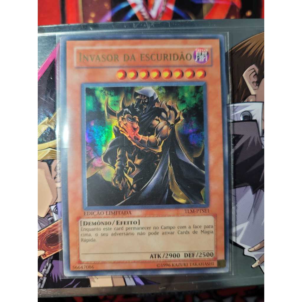 Invasor da escuridão - Raridade ULTRA RARE - Yugioh! Original Konami. Carta de 2005.