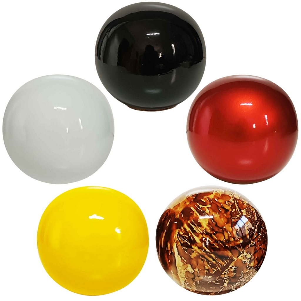 Bola Esfera decorativa Pequena de Cerâmica Vermelha Red amarela branca preta em Oferta na Shopee